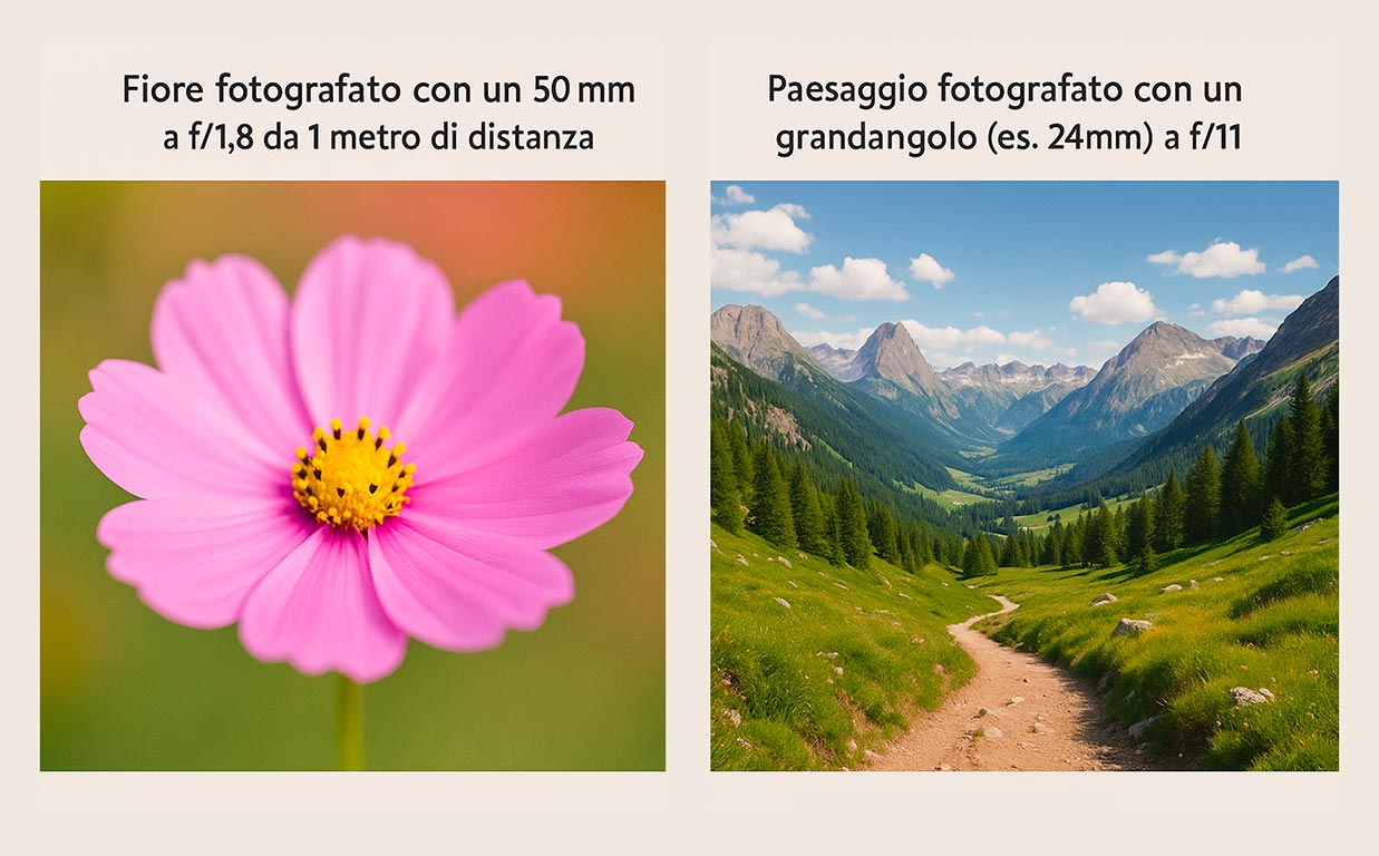 Differenza-tra-Macro-e-Paesaggio Profondità di Campo - Esperimento